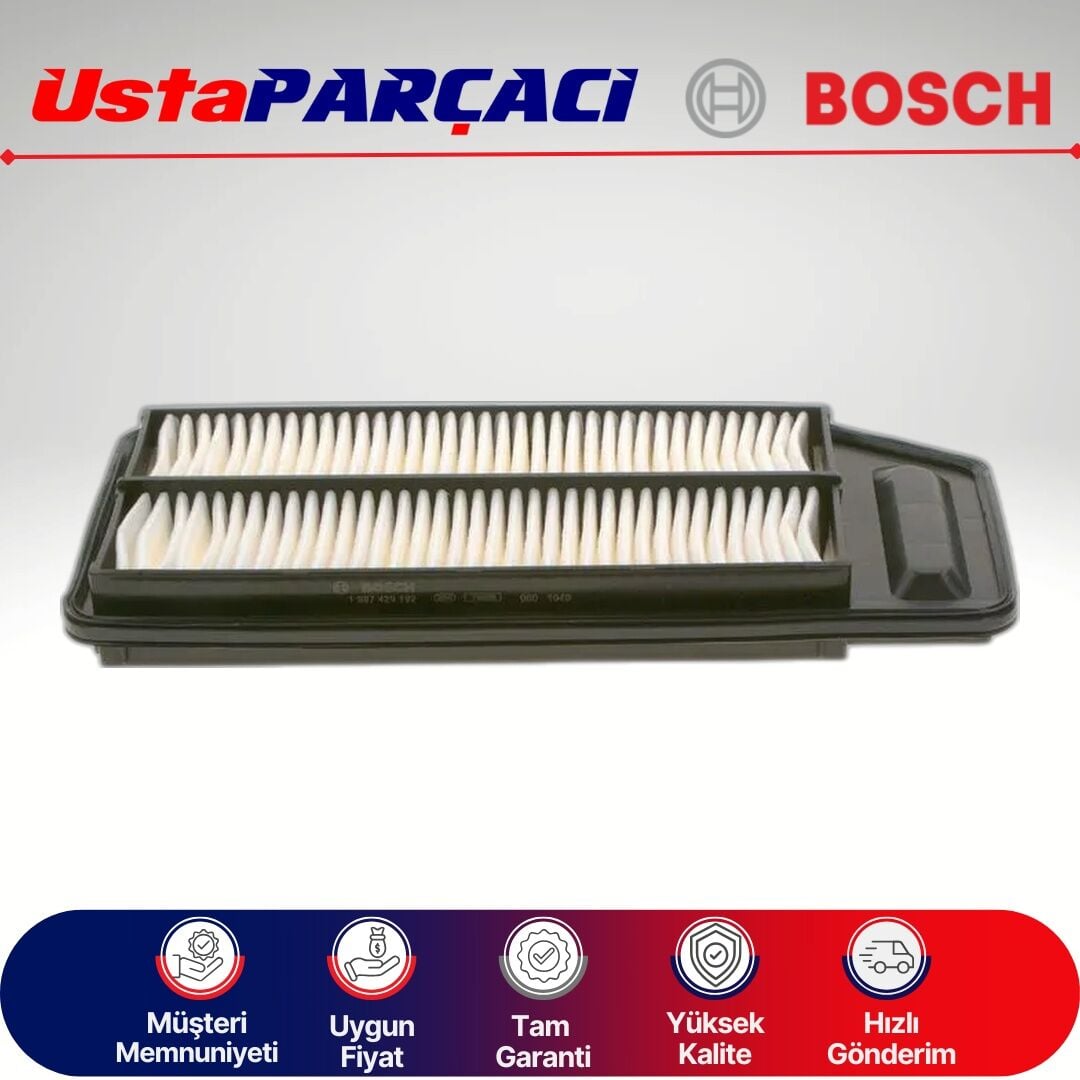 Bosch Honda Accord 2.0 Benzinli Hava Filtresi 2009-2013 1987429192 S9192 17220-RAA-A00