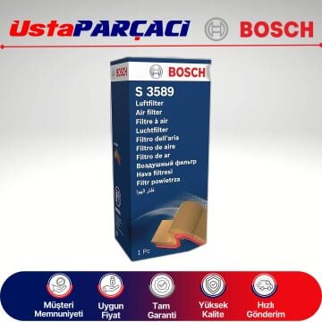 Bosch BMW 5 Serisi E60 5 30d Dizel Hava Filtresi 2003-2010 1457433589 S3589 13712247444