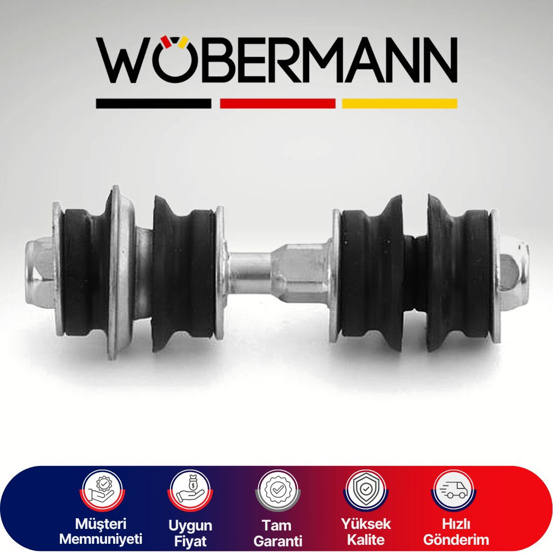 Wöbermann Viraj Demir Bağlantı Çubuğu Peugeot P107-P108 2005-> Citroen C1 2005-> Toyota Aygo 2005-> Yaris 1.0L 1Sz-Fe Scp10 1999-2005 1.3L 2Nz-Fe Ncp10 1999-2005 Sağ-Sol 5094A7, 6822.TV