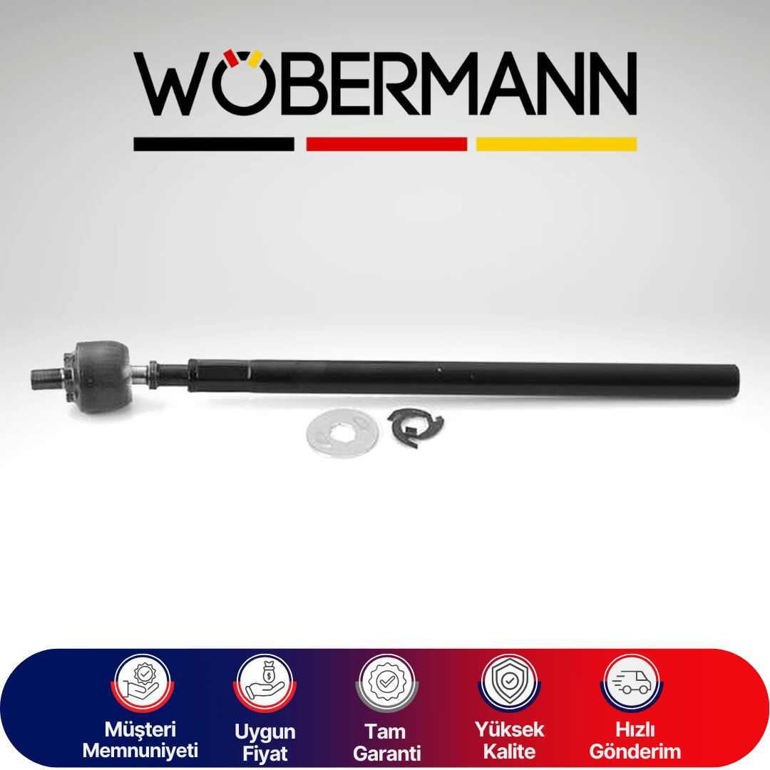 Wöbermann Peugeot 306 1994-2002 371mm x M14x1,5 x M12x1 Rot Mili 3812.92