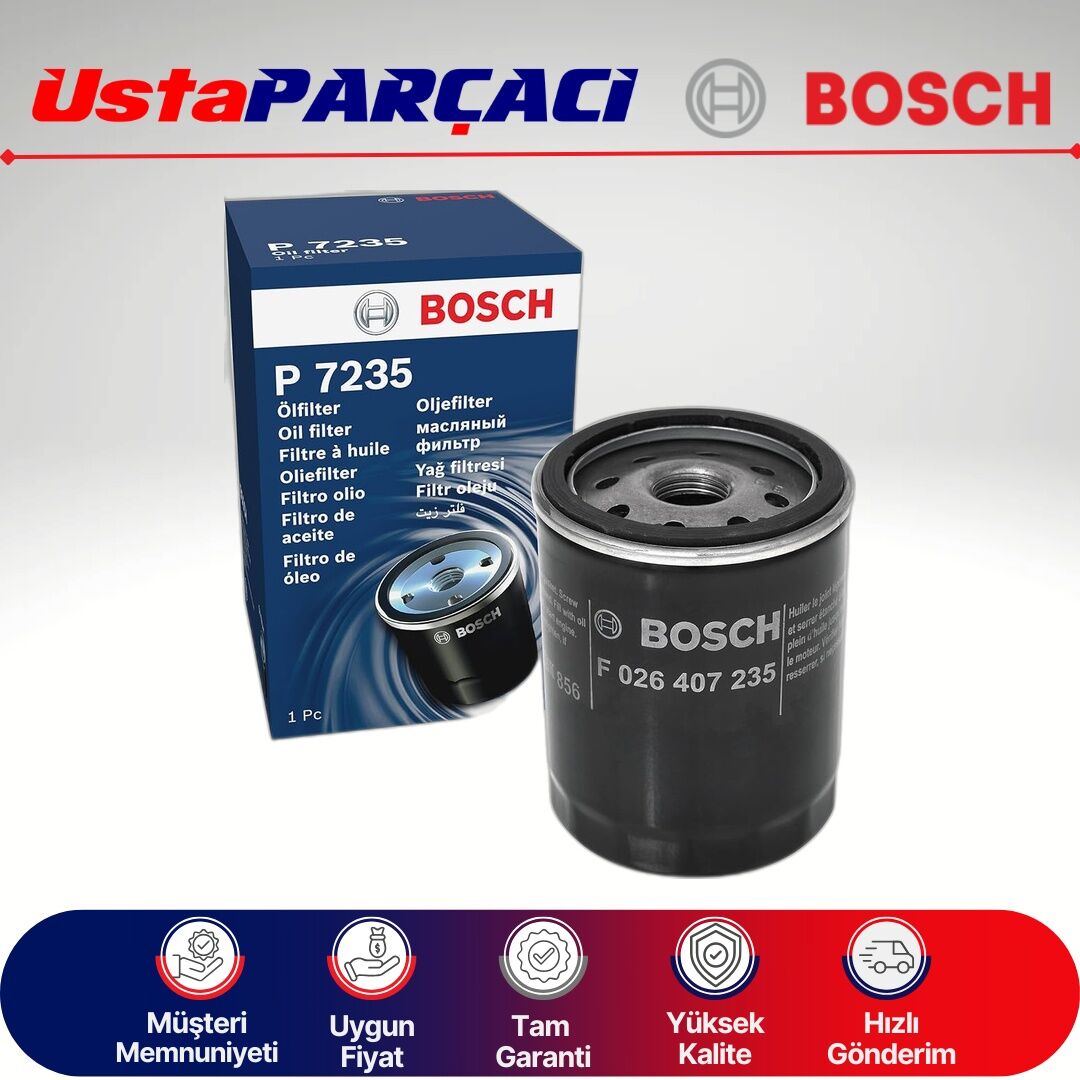 Bosch Yağ Filtresi F026407235 P7235 WE0114302