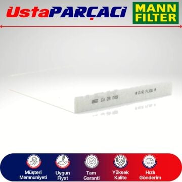Mann-Filter VW Golf 8 Standart Polen Filtresi 2021-2026 CU26009 5Q0819644
