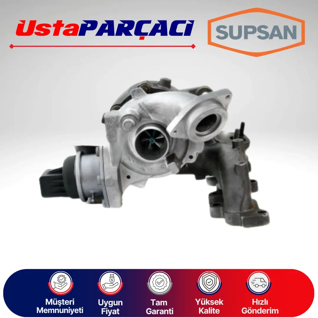 Ustaparçacı Skoda Roomster 1.6 TDi 2009-2015 Turbo 54399700086-54399700098-54399700136