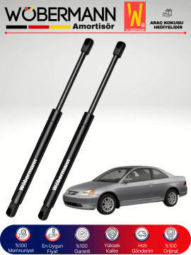 Wöbermann Honda City Coupe (450) Bagaj Amortisörü Takım Sağ-Sol 1998-2004