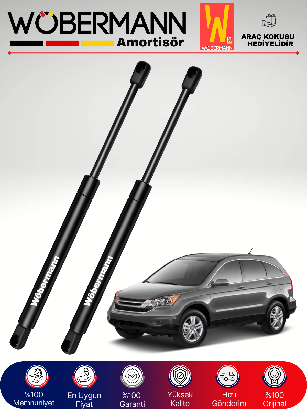 Wöbermann Honda CR-V III Bagaj Amortisörü Takım Sağ-Sol 2006-2012