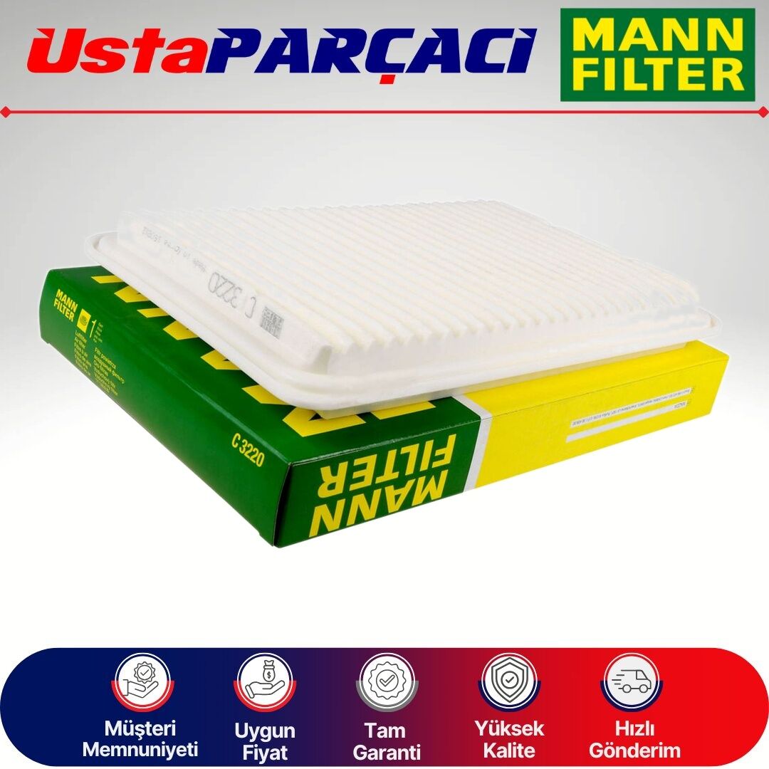 Mann-Filter Mazda 3 Bk 1.6 Hava Filtresi 2004-2009 C3220 ZJ0113Z40
