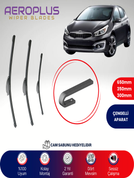 Aeroplus Kia Ceed 2012-2018 Ön Arka Muz Silecek Takımı