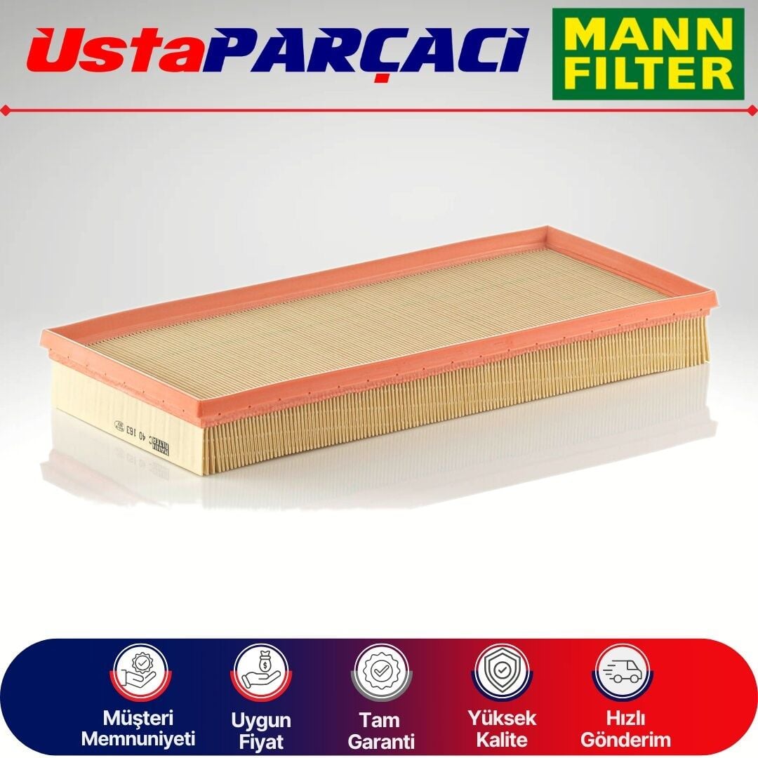 Mann-Filter Mercedes A Serisi W169 A180 Cdi Hava Filtresi 2004-2008 C40163 6400940204