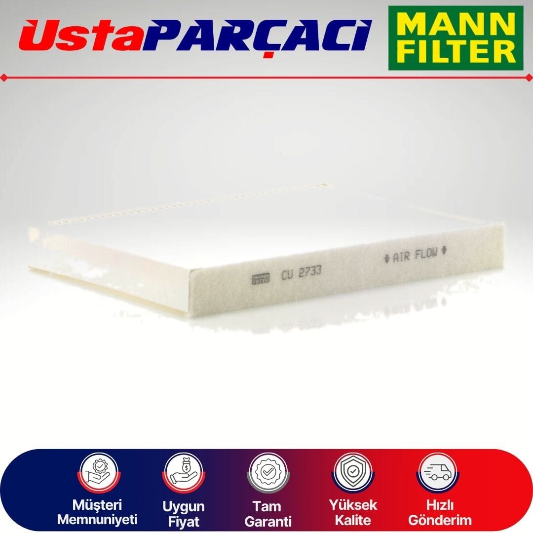 Mann-Filter Volvo S60 Standart Polen Filtresi 2011-2018 CU2733 30733894