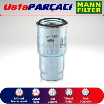 Mann-Filter Toyota Urban Cruiser 1.4 D-4D Dizel Yakıt Filtresi 2010-2013 WK720/2X
