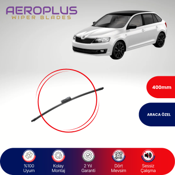 Aeroplus Skoda Rapid Spaceback 2013-2019 Arka Silecek