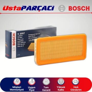 Bosch Hyundai Getz 1.4 Benzinli Hava Filtresi 2004-2011 1457433097 S3097 OK30C13Z40/A