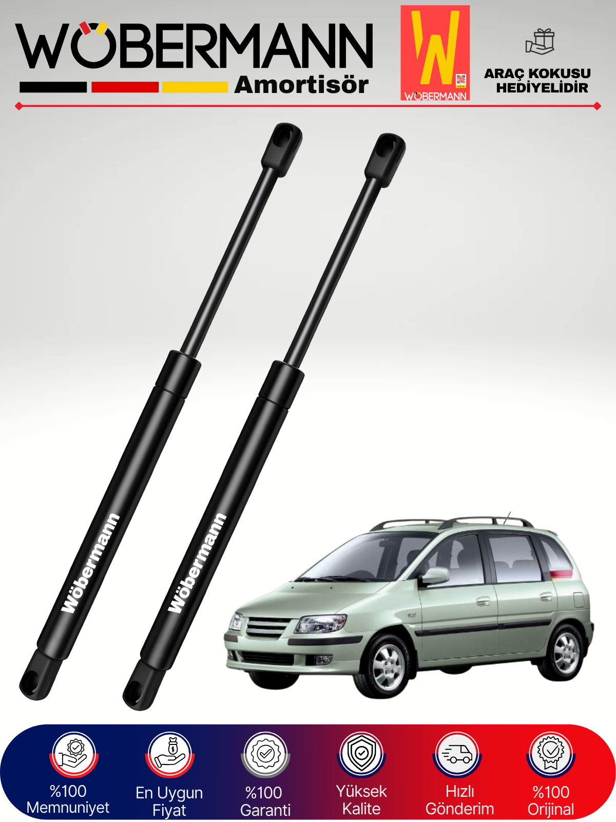 Wöbermann Hyundai Matrix Bagaj Amortisörü Takım Sağ-Sol 2001-2011