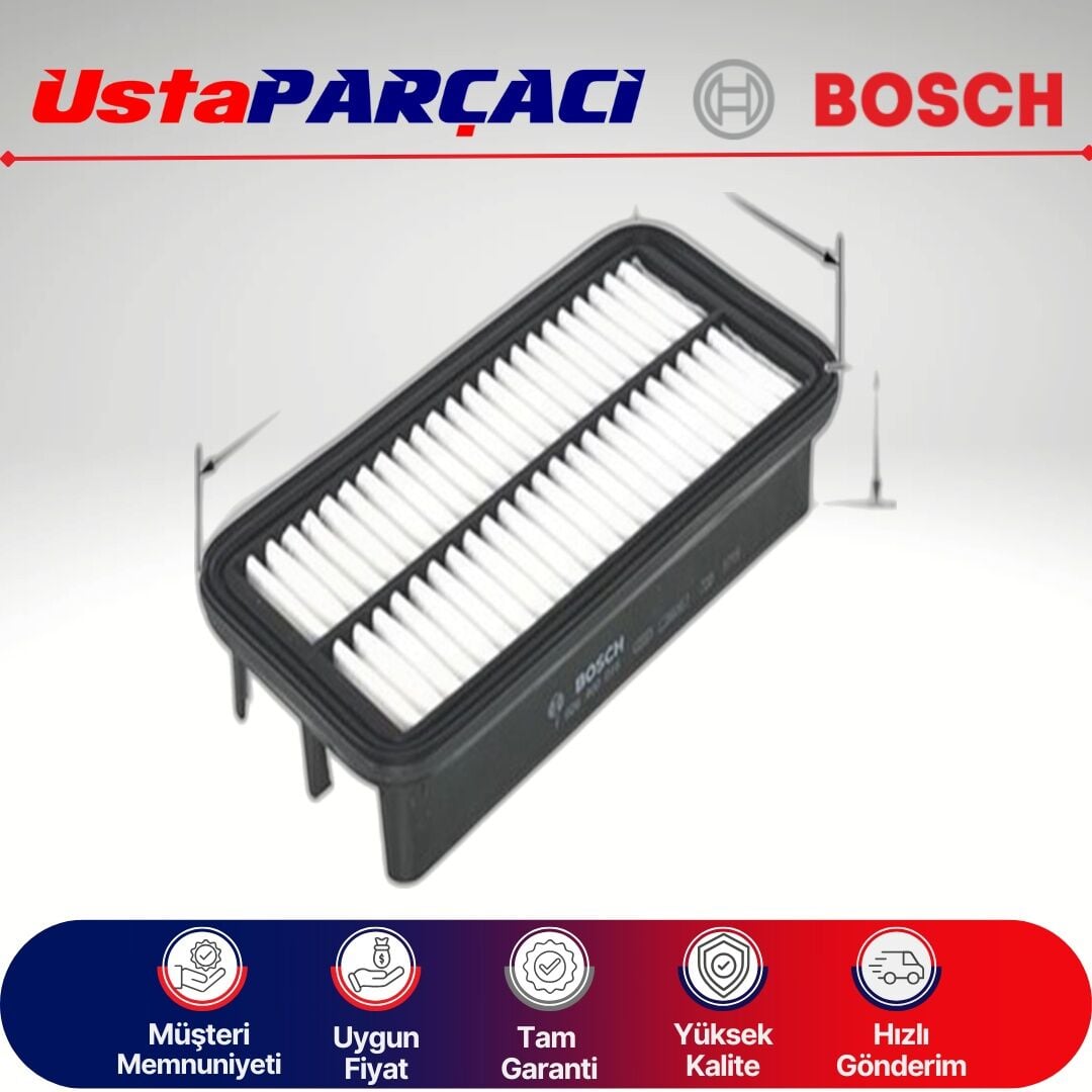 Bosch Hyundai Getz 1.5 Crdi Hava Filtresi 2004-2006 F026400016 S0016 28113-1C500