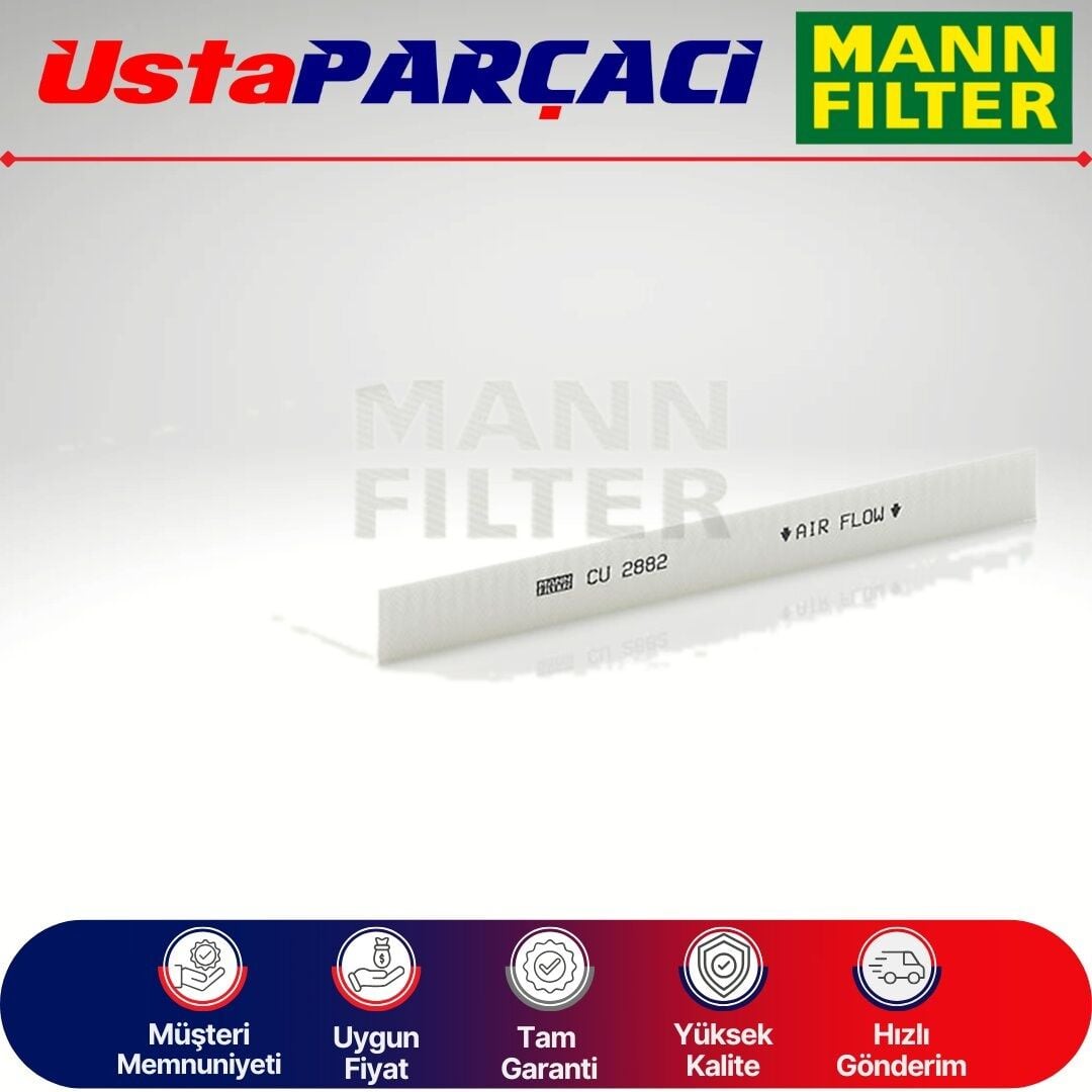 Mann-Filter Seat Leon Standart Polen Filtresi 1999-2005 CU2882 1H0819638A