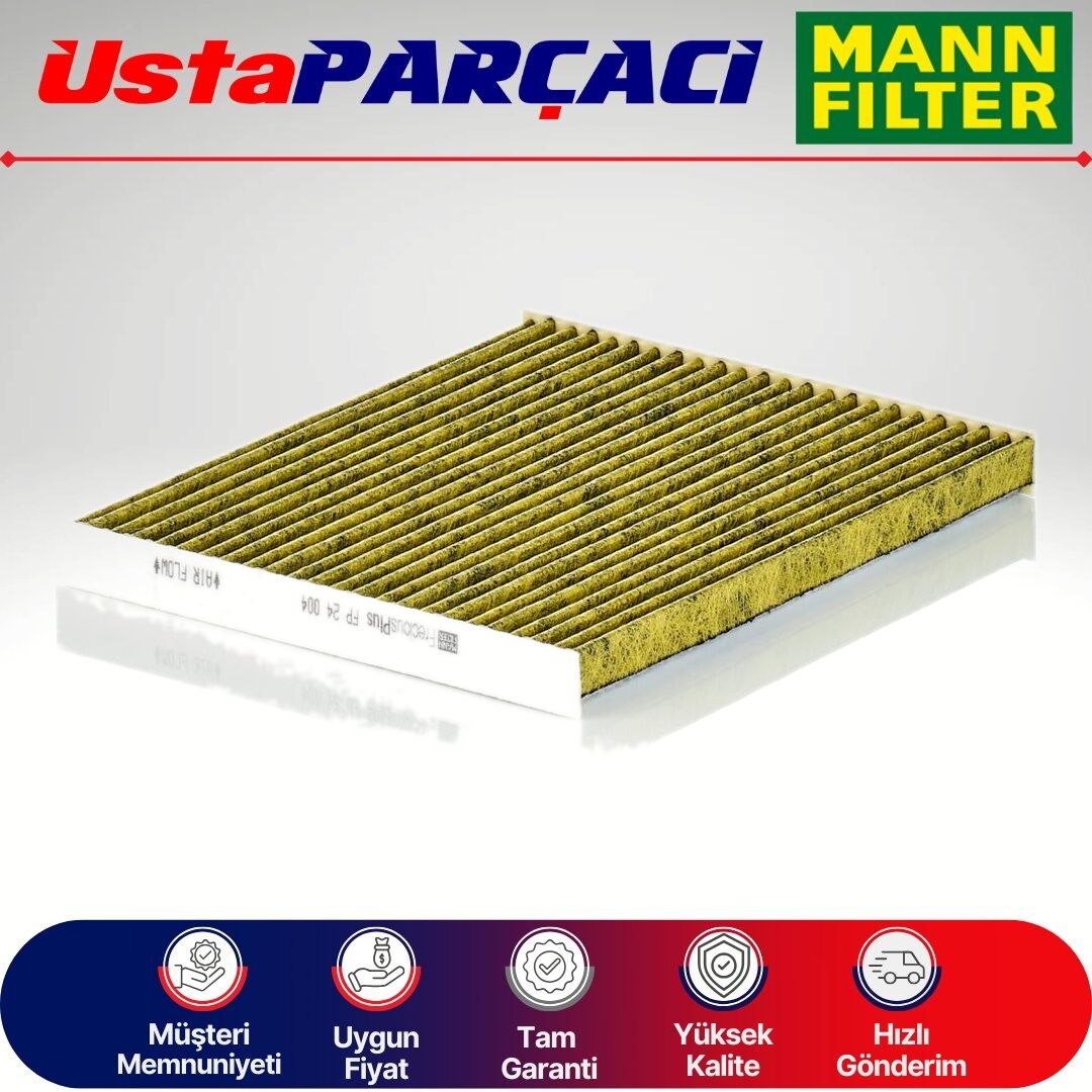 Mann-Filter Hyundai Tucson Anti-Alerjen Karbonlu Polen Filtresi 2005-2010 FP24004 97133-2E230