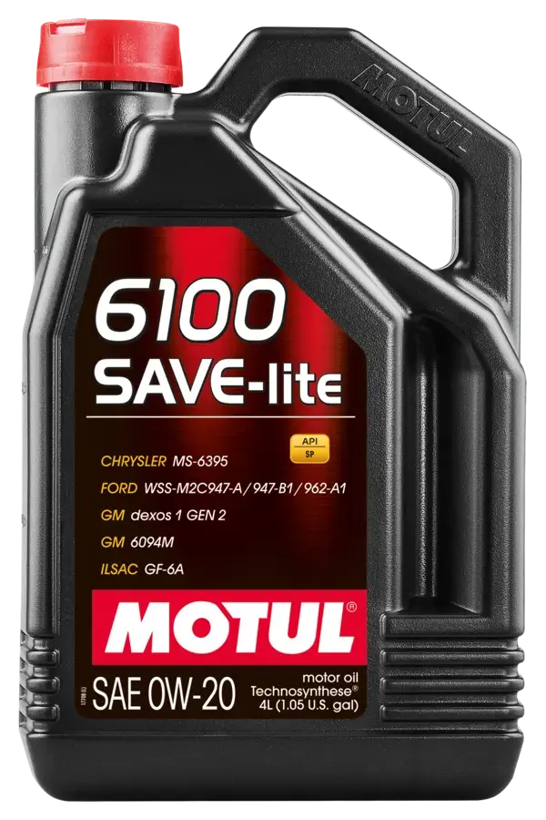 Motul Save-Lite 0W-20 Motor Yağı 4 Litre GM dexos1 Gen2 Toyota Honda Ford Hyundai Nissan
