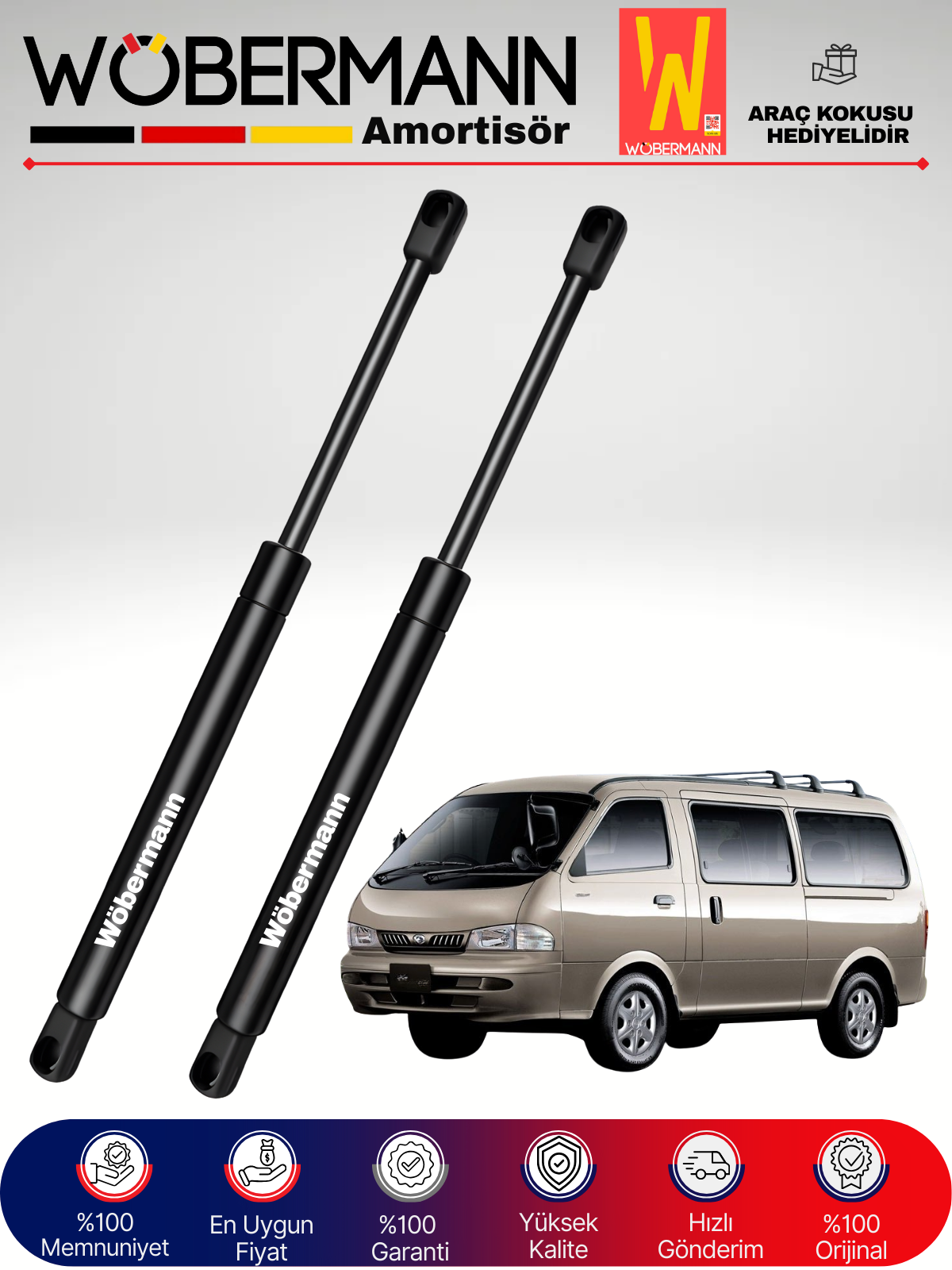Wöbermann Kia Pregio Bagaj Amortisörü Takım Sağ-Sol 1995-2006
