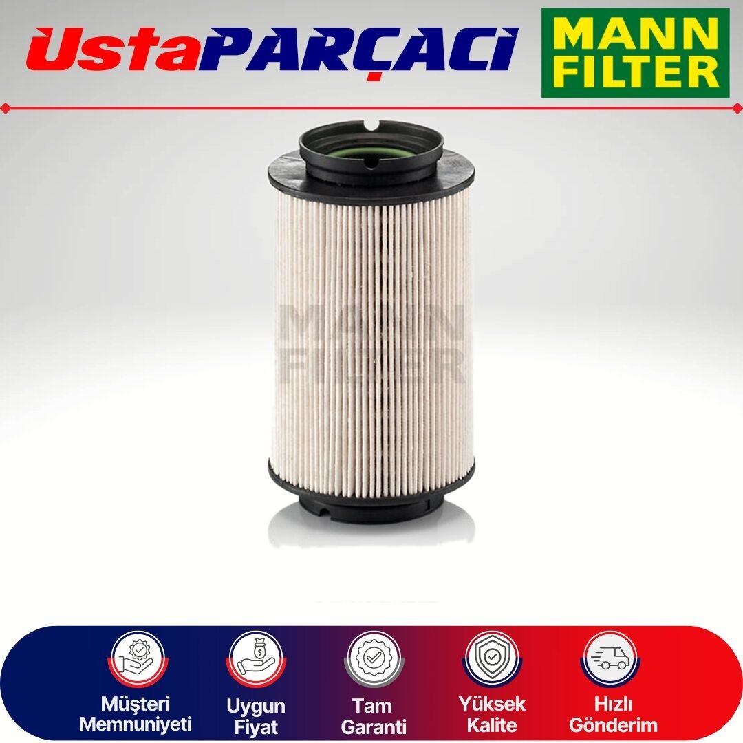 Mann-Filter VW Caddy 1.9 Tdi Yakıt Filtresi 2004-2005 PU936/2X 1K0127177A