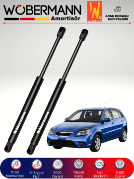 Wöbermann Kia Rio 2 II HB Bagaj Amortisörü Takım Sağ-Sol 2004-2011