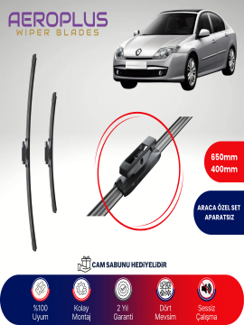 Aeroplus Renault Laguna 3 2007-2016 Muz Silecek Takımı