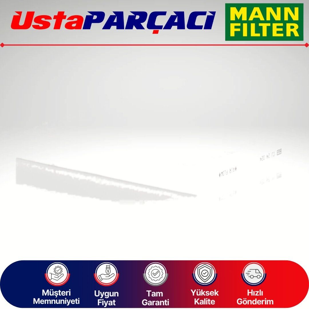 Mann-Filter Hyundai Tucson Standart Polen Filtresi 2015-2020 CU24024 97133-F2100