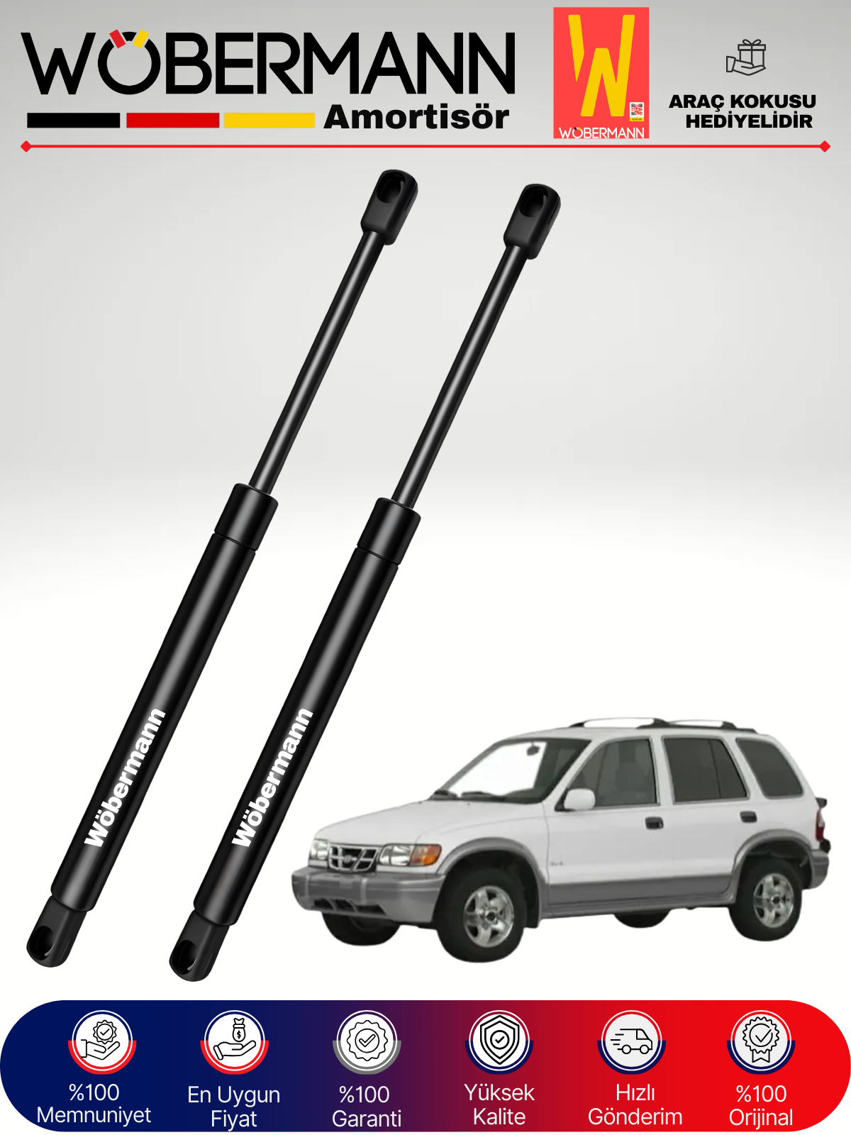 Wöbermann Kia Sportage Bagaj Amortisörü Takım Sağ-Sol 1994-2003