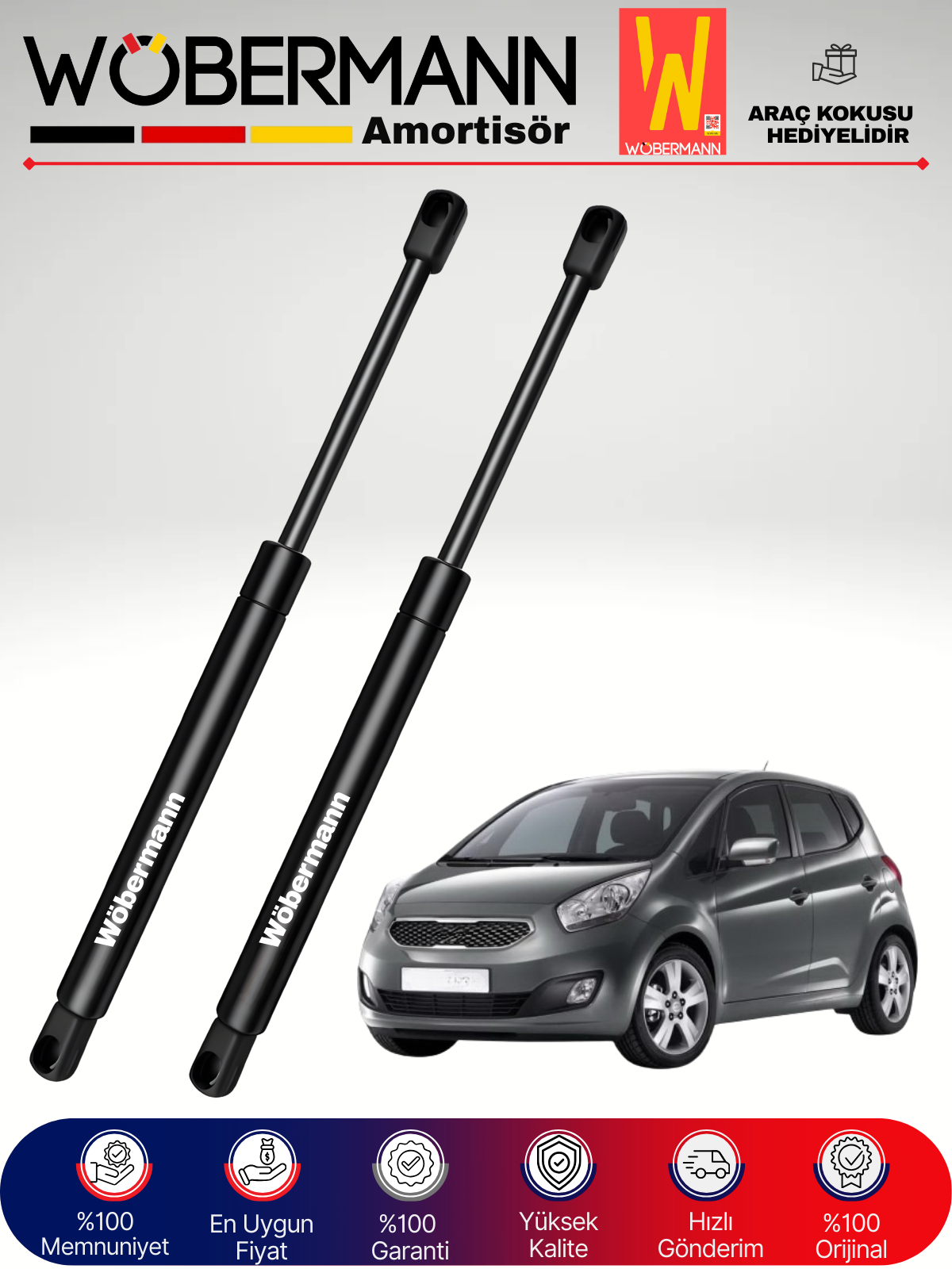Wöbermann Kia Venga Bagaj Amortisörü Takım Sağ-Sol