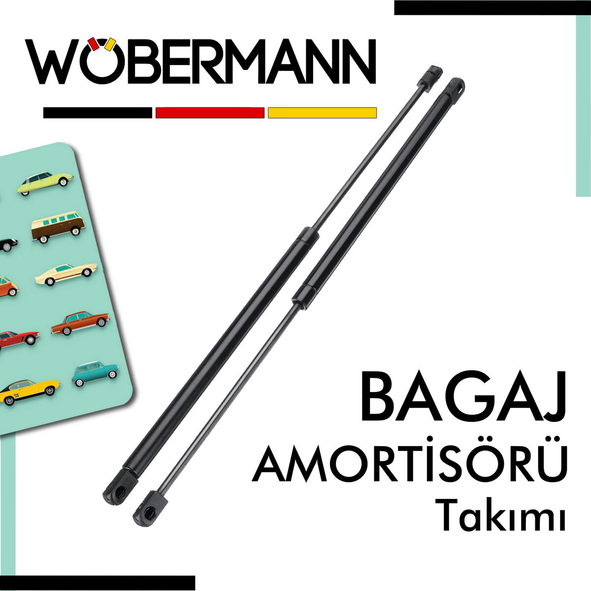 Wöbermann Kia Venga Bagaj Amortisörü Takım Sağ-Sol