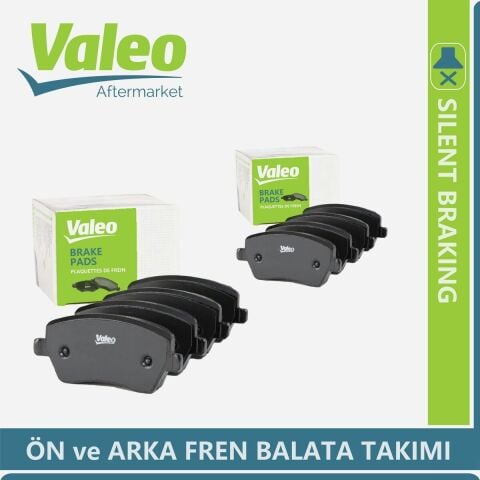 Valeo Renault Fluence Elk.El Fren 2009-2020 Ön ve Arka Fren Balatası