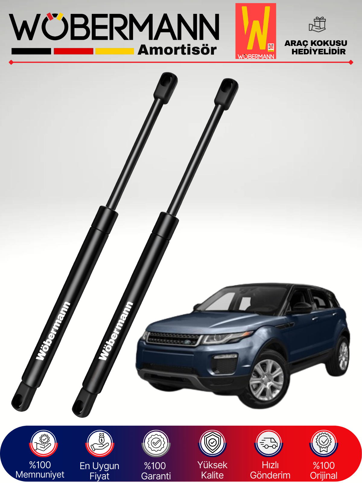 Wöbermann Land Rover Evoque L538 Bagaj Amortisörü Takım Sağ-Sol 2011-2020