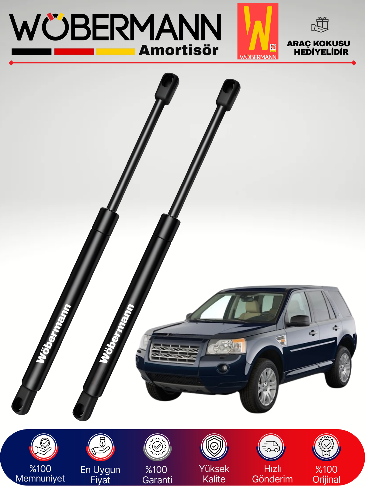 Wöbermann Land Rover Freelander 2 II Bagaj Amortisörü Takım Sağ-Sol