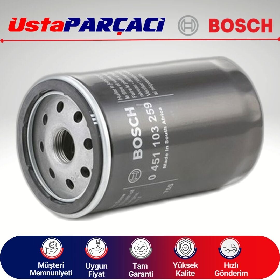Bosch Ford Escort Yağ Filtresi 0451103259 P3259 035115561G