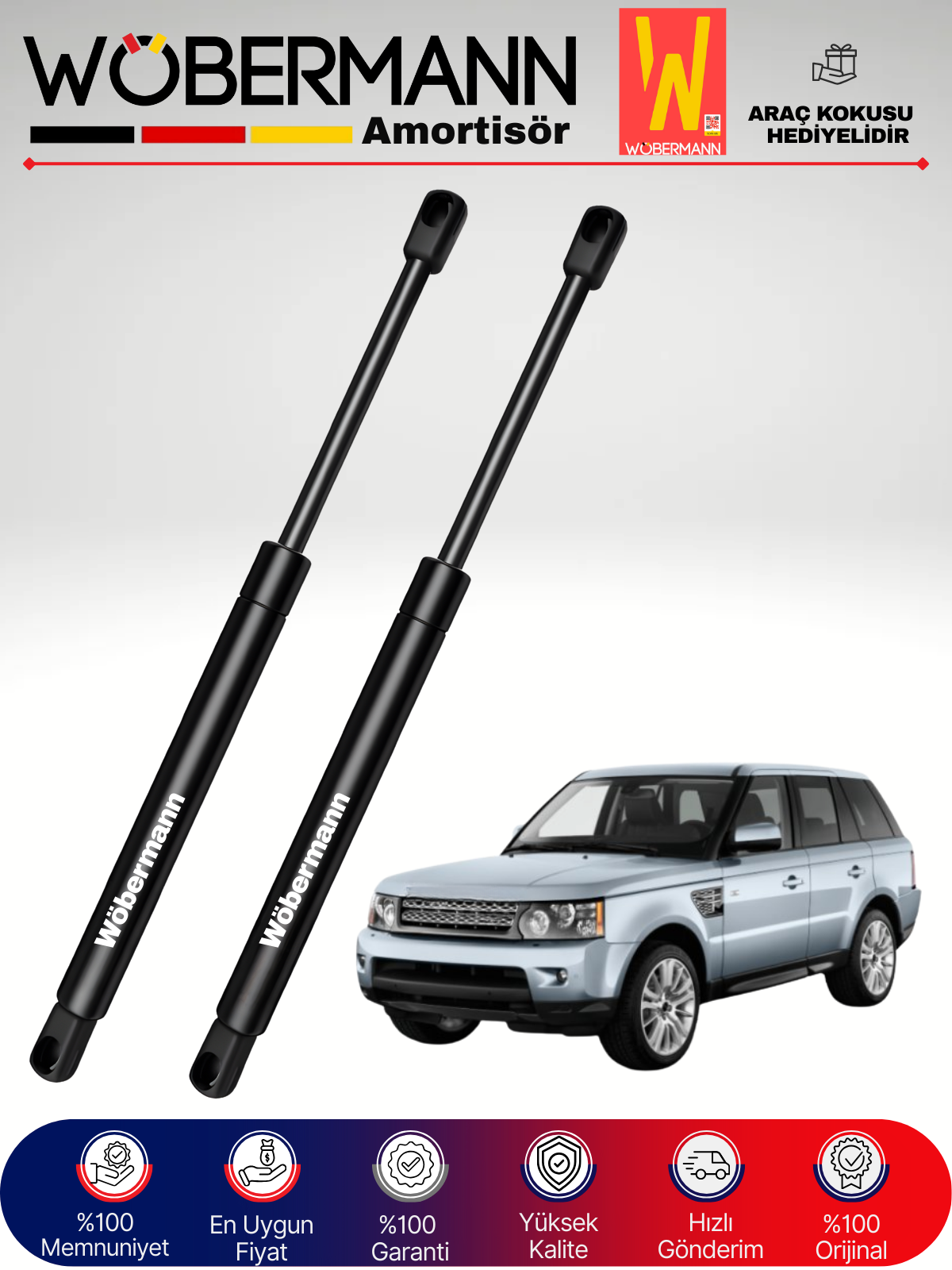 Wöbermann Land Rover Range Sport Bagaj Amortisörü Takım Sağ-Sol 2009-2013