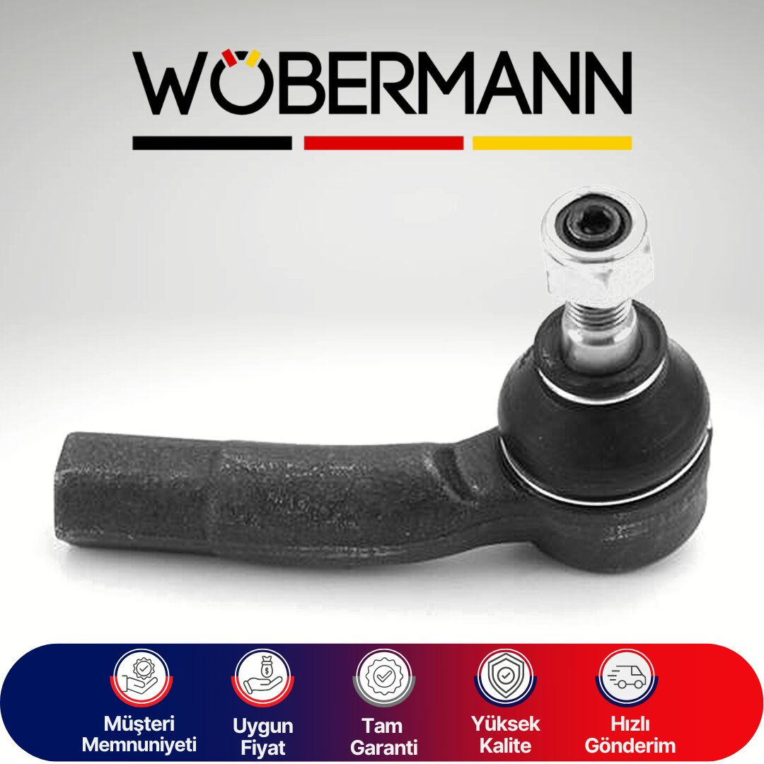 Wöbermann Golf 4 1997-2005 Octavia 1997-2004 Beetle 1998-> A3 1996-2003 Toledo Leon Uzun Eğri Rot Başı Sağ 1J0422812B