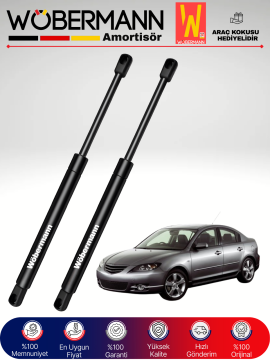 Wöbermann Mazda 3 Sedan Bagaj Amortisörü Takım Sağ-Sol 2004-2009