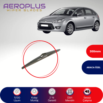 Aeroplus Citroen C4 1 2004-2012 Arka Silecek