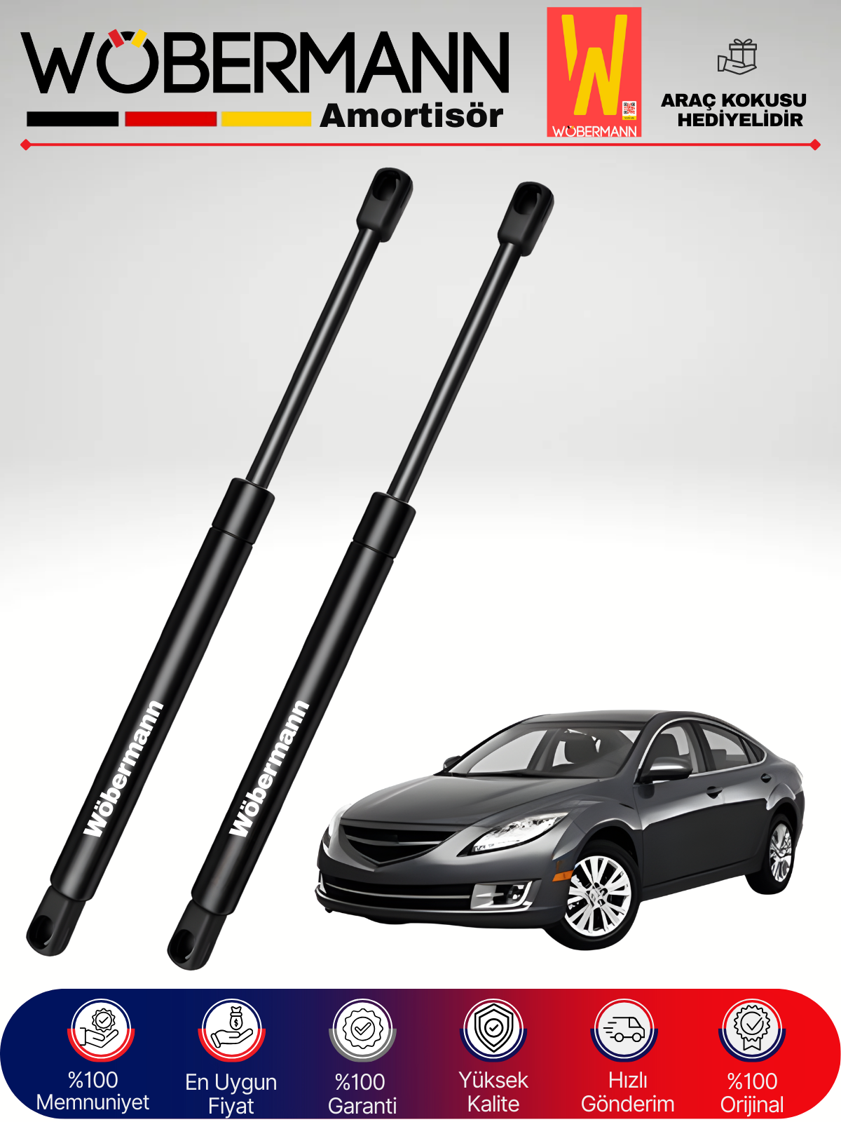 Wöbermann Mazda 6 Saloon GH Bagaj Amortisörü Takım Sağ-Sol 2007-2013