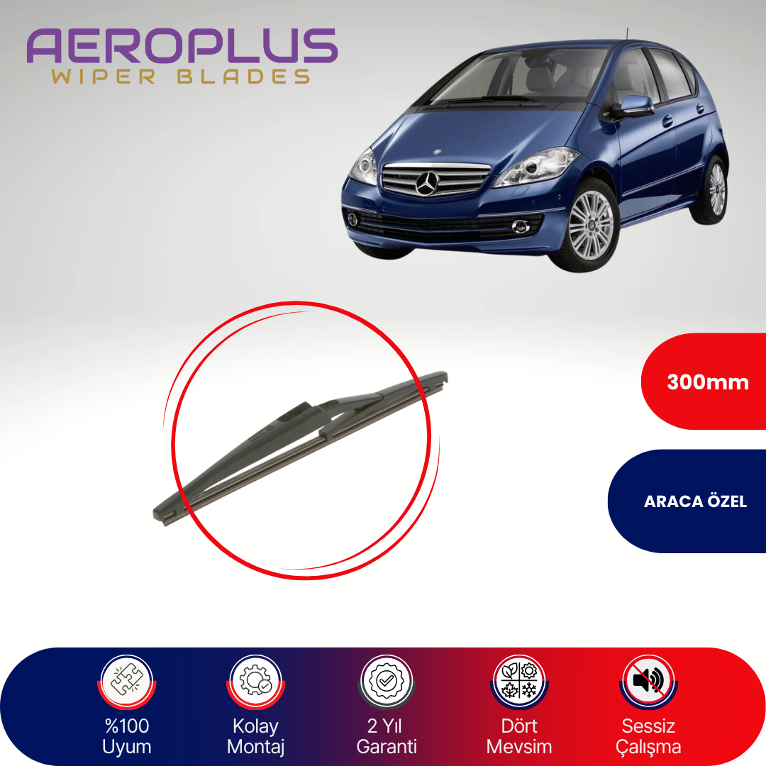 Aeroplus Mercedes A Serisi W169 2004-2012 Arka Silecek