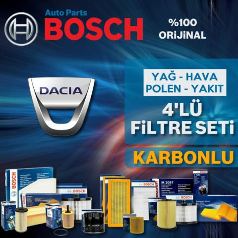 Bosch Dacia Sandero 1.5 Dci Filtre Bakım Seti 2008-2012 4KP