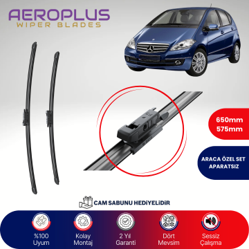 Aeroplus Mercedes A Serisi W169 2004-2012 Muz Silecek Takımı