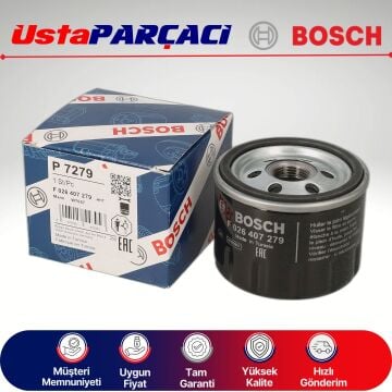 Bosch Ford Fiesta 1.0 Ecoboost Yağ Filtresi 2020-2022 F026407279 P7279 H6BG-6714-BA