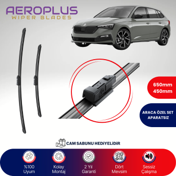 Aeroplus Skoda Scala 2019-2024 Muz Silecek Takımı
