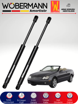 Wöbermann Mercedes CLK Cabrio A209 Bagaj Amortisörü Takım Sağ-Sol 2002-2010