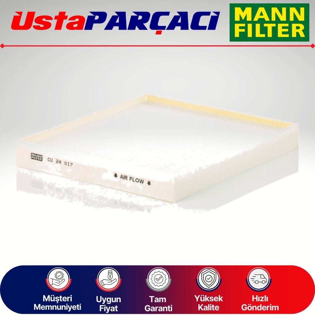 Mann-Filter Kia Sorento Standart Polen Filtresi 2015-2018 CU24017 97133C5000