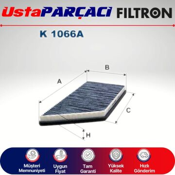 Peugeot 206 Karbonlu Polen Filtresi 1999-2011 K1066A