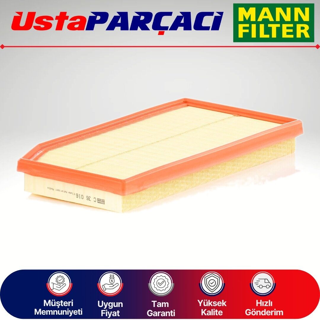 Mann-Filter Mercedes C Serisi W205 C200 M264  2018-2021 C36016 2640940100