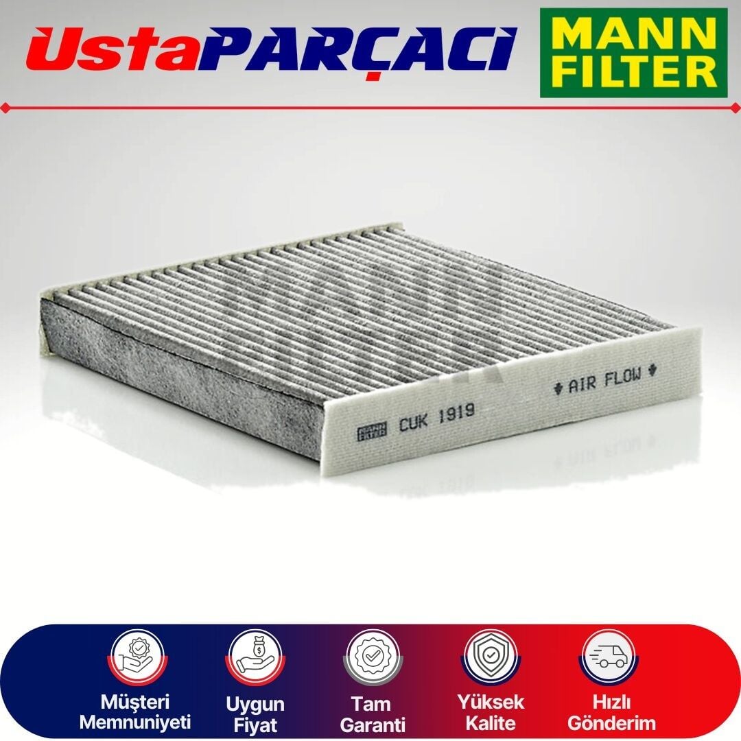 Mann-Filter Toyota Rav4 Karbonlu Polen Filtresi 2006-2012 CUK1919 87139-YZZ08