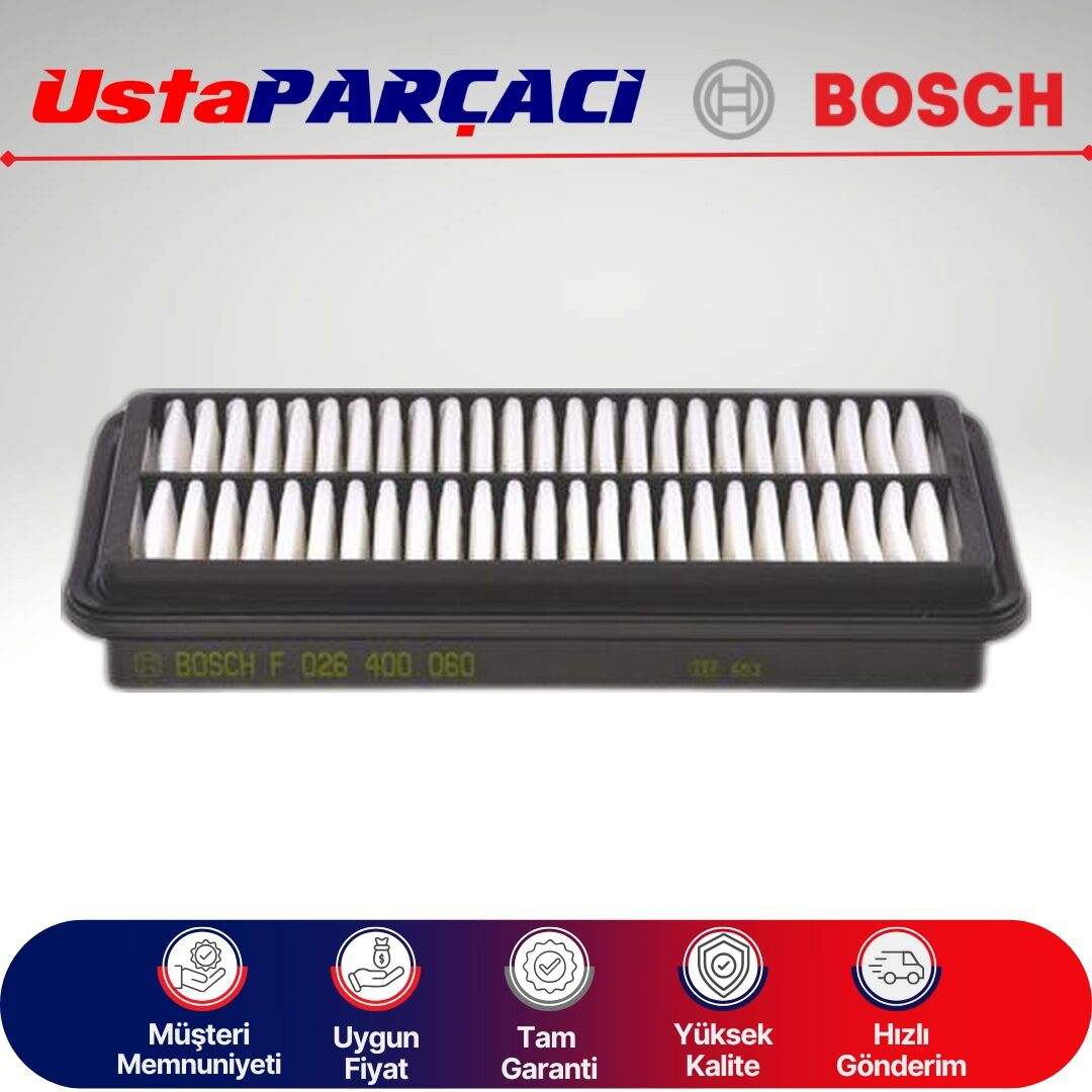 Bosch Kia Picanto 1.1 Benzinli Hava Filtresi 2004-2011 F026400060 S0060 28113-07100