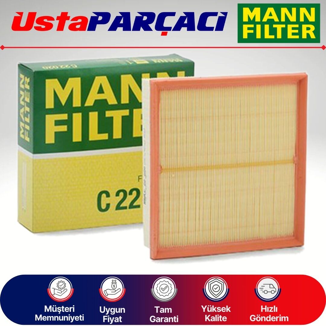 Mann-Filter Mercedes Cla C117 180D Dizel Hava Filtresi 2013-2018 C22020 6510940204